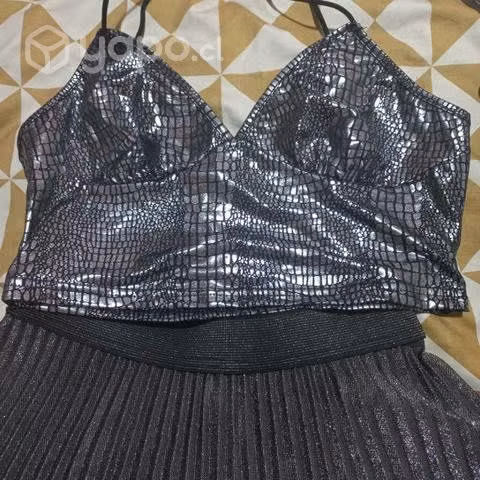 Conjunto plateado brillante nuevo - Imagen 4