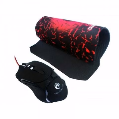 Mouse gamer MARVO + pad mouse m309 + g1