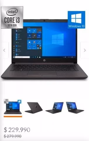 Notebook HP Intel Core - Imagen 3