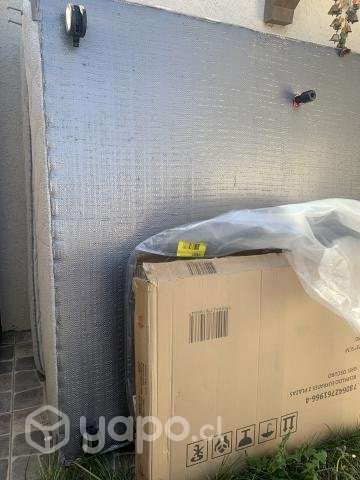 Base cama americana 2 plz + respaldo madera - Imagen 4