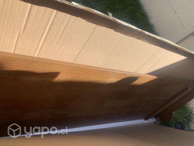Base cama americana 2 plz + respaldo madera - Imagen 2