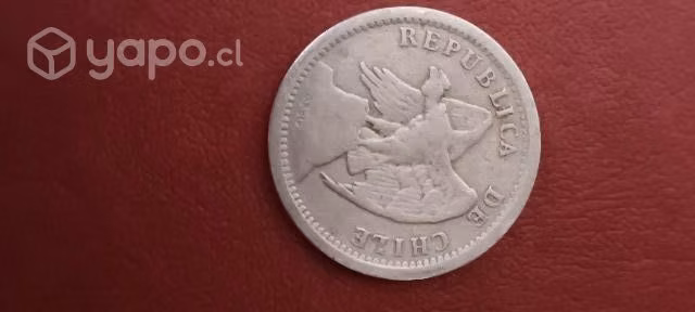 Moneda de 20 centavos. 1932
