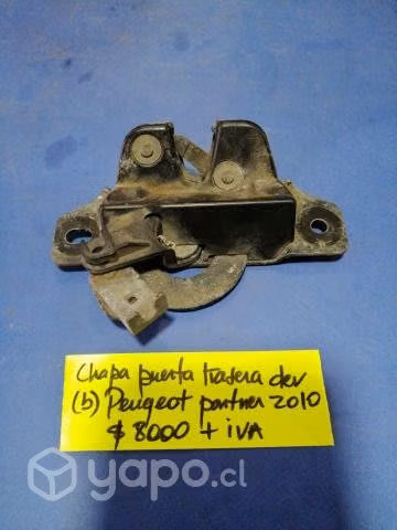 Chapa puerta trasera derecha (b) Peugeot Partner 2