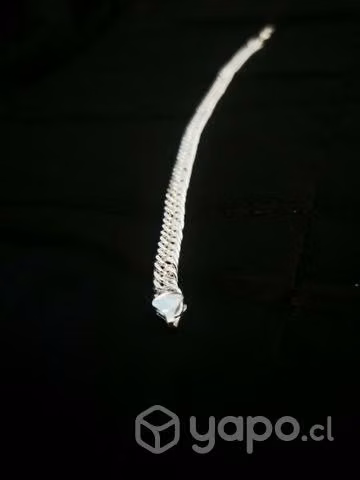 Pulsera De Plata Triple Grumet Ley925