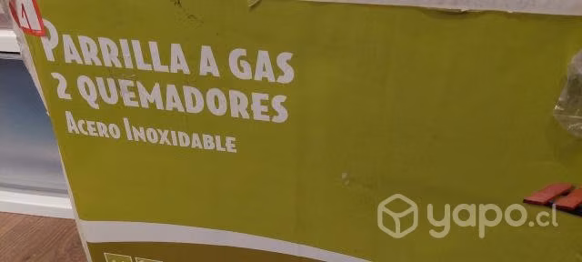 parrilla a gas 2 quemadores marca Mr. Beef