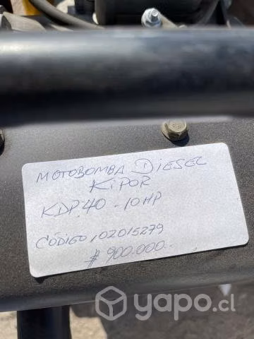 Motobomba Diesel 10 hp