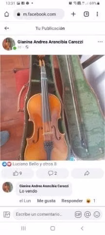 Violín copia stradivarius