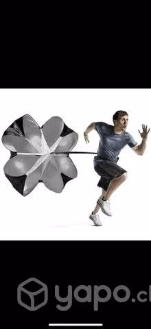 Paraguas para correr y elástico con pelota