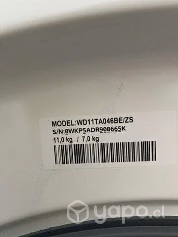 Lavadora Secadora Samsung 11kg/7kg