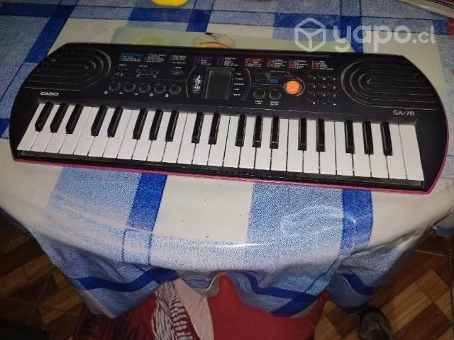 teclado 46 teclas casio para niña