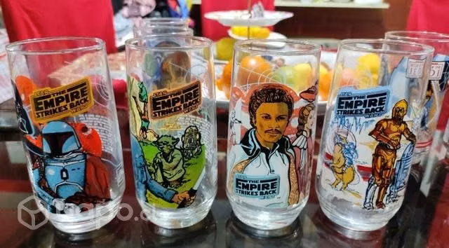 Vasos de Star Wars años 70s-80s
