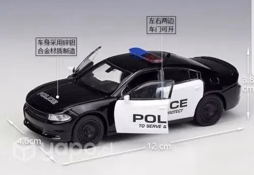 Auto De Colección Dodge Charger Policía Escala 1:3