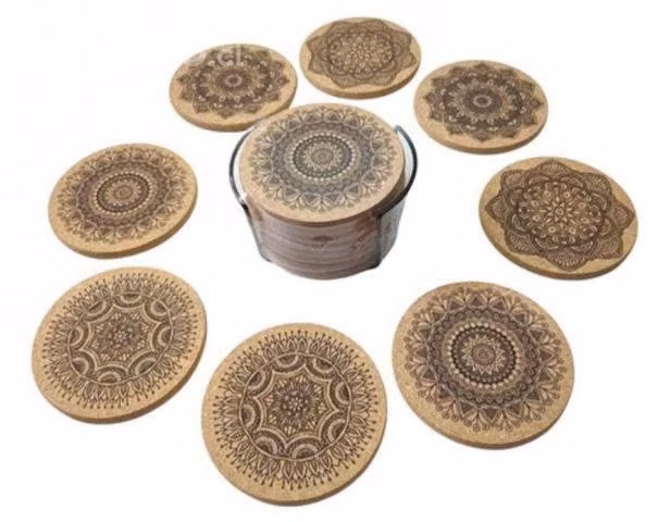 Posavasos Con Diseño Mandala 10 Cm Pack 12 Und