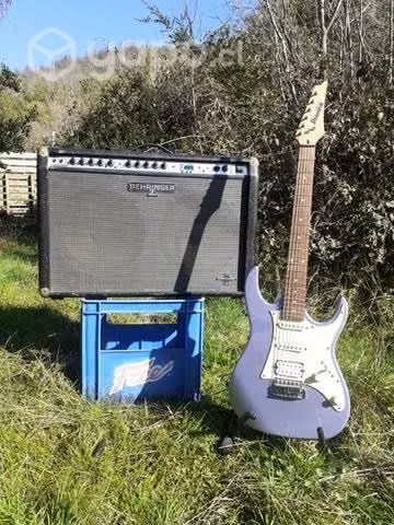 Ampli, Ibanez Gio, chorus, flanger, capsulas, case - Imagen 4