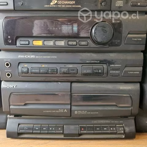 Articulo: Equipo Sony 5Cds & Cassette