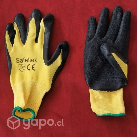 Guante tipo multiflex amarillo negro economico