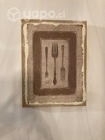 Pack cuadros de utensilios de cocina