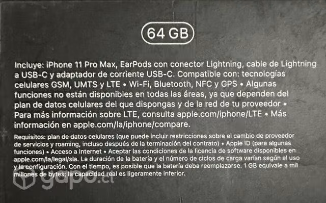 IPhone 11 Pro Max 64gb impecable - Imagen 2