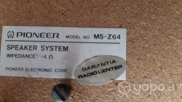 Equipo musical Pionner años 80
