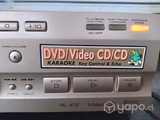 CD DVD Video CD Karaoke Pioneer DV-K101