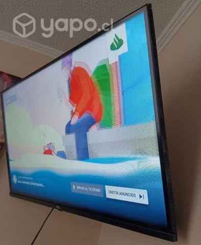 2 Smart tv LED de 32 plg marca TCL y Caixium