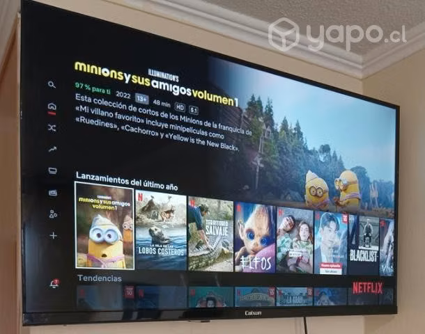 2 Smart tv LED de 32 plg marca TCL y Caixium