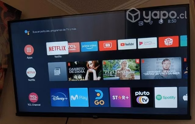 2 Smart tv LED de 32 plg marca TCL y Caixium