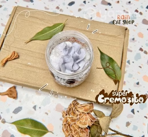 Jabon cremoso batido fácil y manos Exfoliante Gato