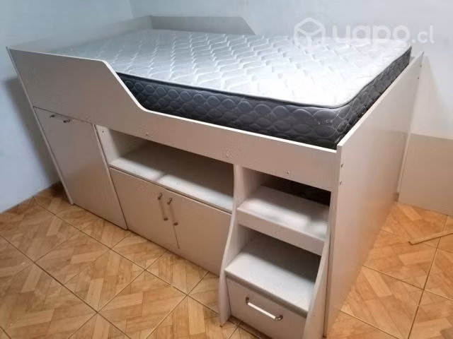 Cama Multifuncional Plaza y Media