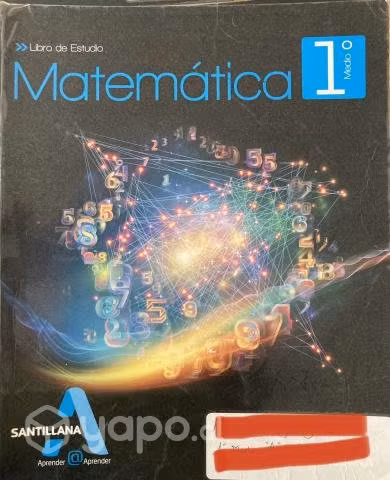 Libros de Estudio 2doM. Santillana, Aprender & Apr