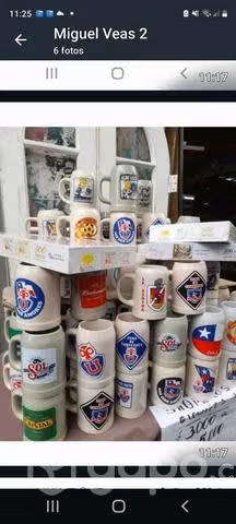 Schopero de 1/2 litro con logos de equipo