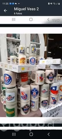 Schopero de 1/2 litro con logos de equipo