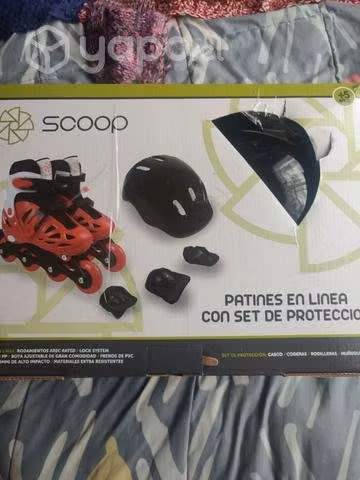 Patines scoop con set de protección
