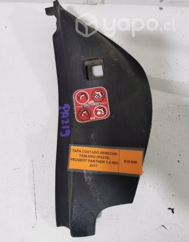 Tapa Costado Derecho Tablero (PA219) Peugeot Partn