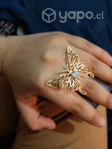 Anillo de 18kilates y aros de 18kilastes - Imagen 2