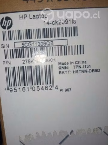Notebook HP poco uso impecable