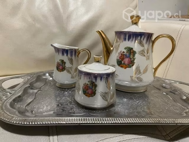 Elegante Juego de Té Antiguo - Imagen 2