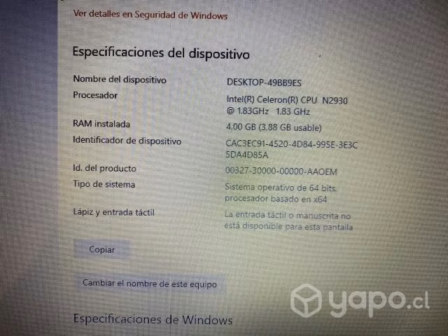 Notebook Acer