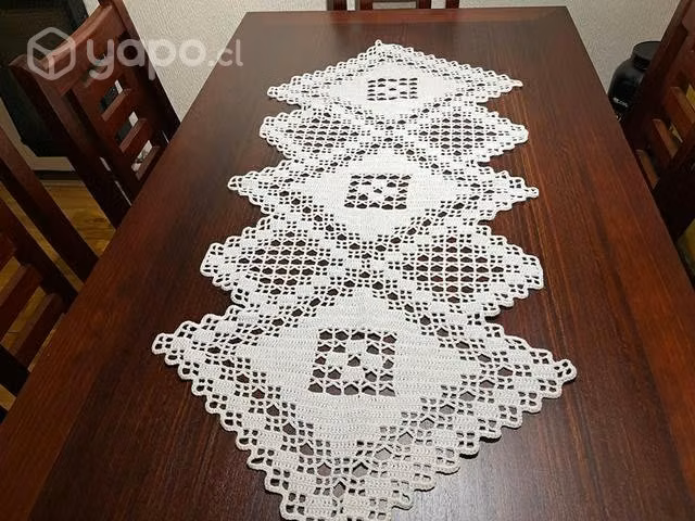 Caminos de mesa a crochet
