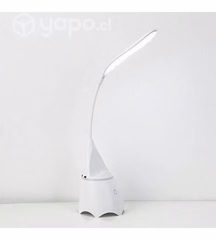 Lampara Recargable Táctil 3 Color Parlante Soporte