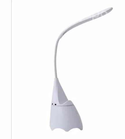 Lampara Recargable Táctil 3 Color Parlante Soporte