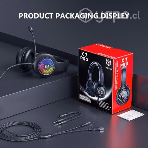 Audífonos Gamer Rgb Onikuma X7 Pro | Ps4 | Phone -