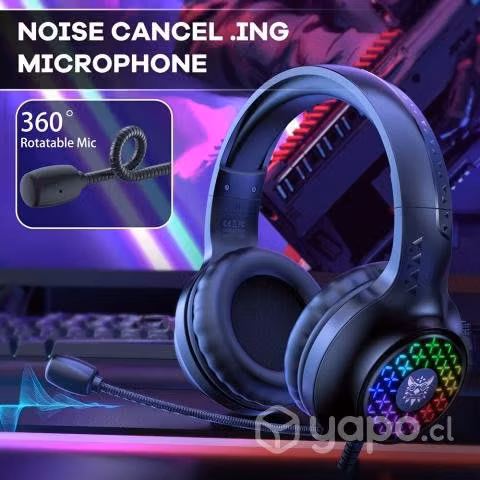Audífonos Gamer Rgb Onikuma X7 Pro | Ps4 | Phone -