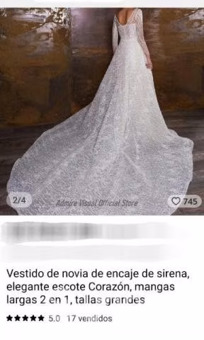 Maravillosos vestidos de vonia importados