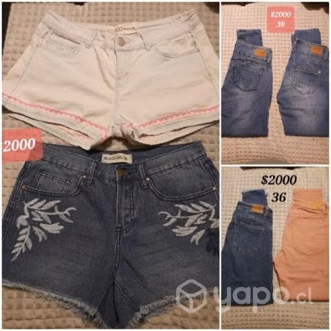 Jeans y shorts mujer