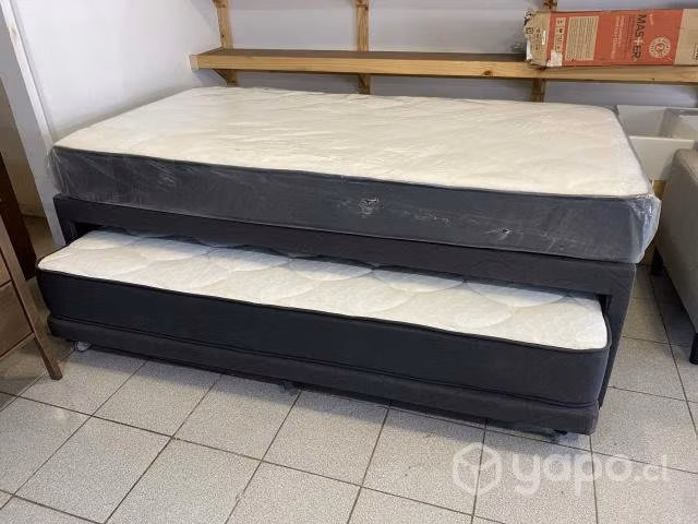 Cama Divan ( nido ) marca Drinkip 1 plaza y media