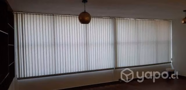 Cortinas verticales tela rustica - Imagen 2
