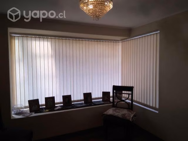 Cortinas verticales tela rustica - Imagen 4