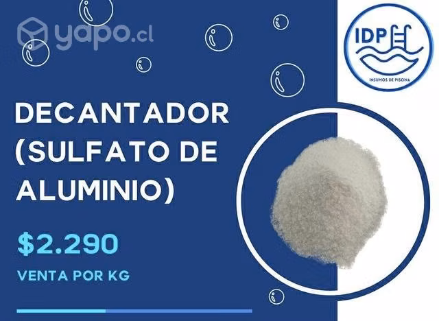 Decantador (Sulfato de Aluminio) x Kg