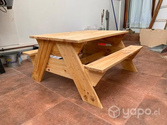 Mesa de picnic niños